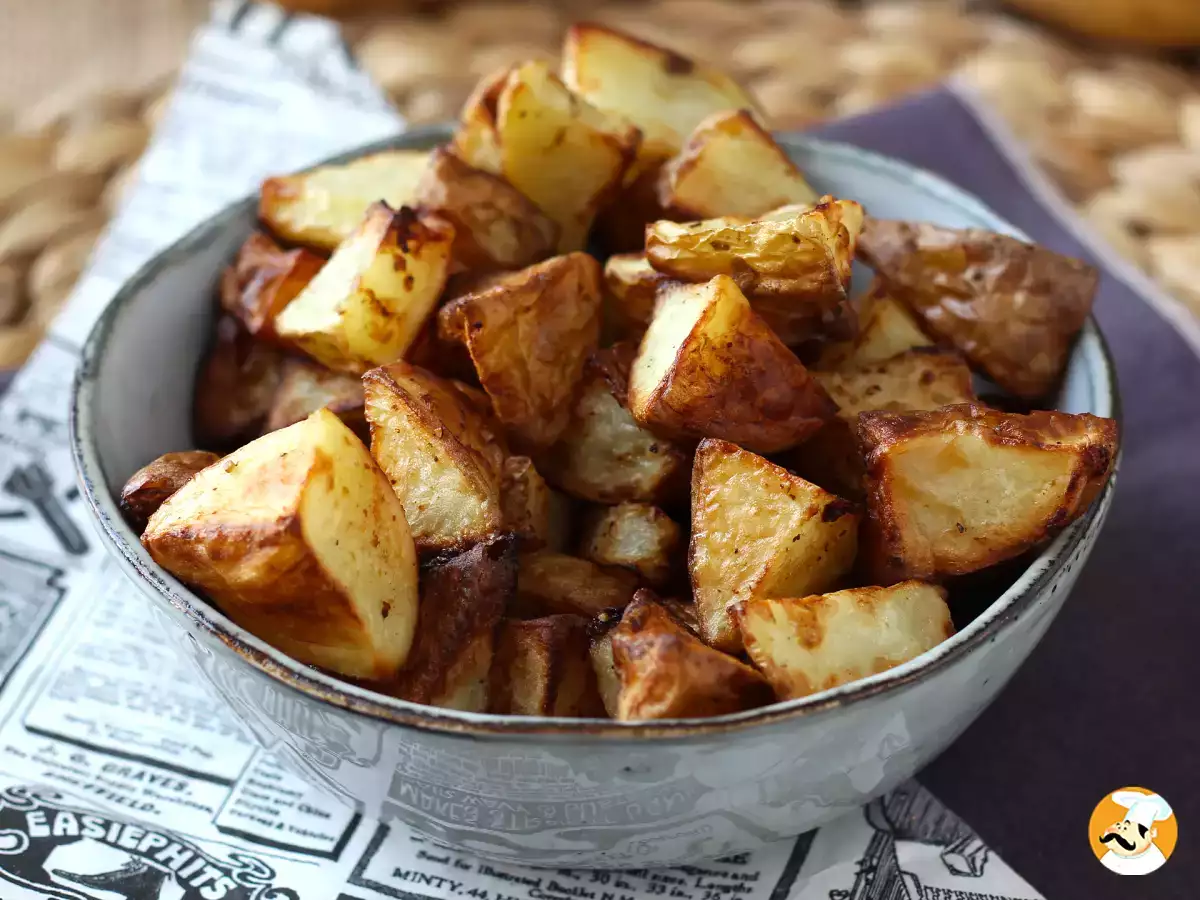 1. Rustikálne zemiaky s fritézou Air Fryer: chrumkavá a chutná príloha
