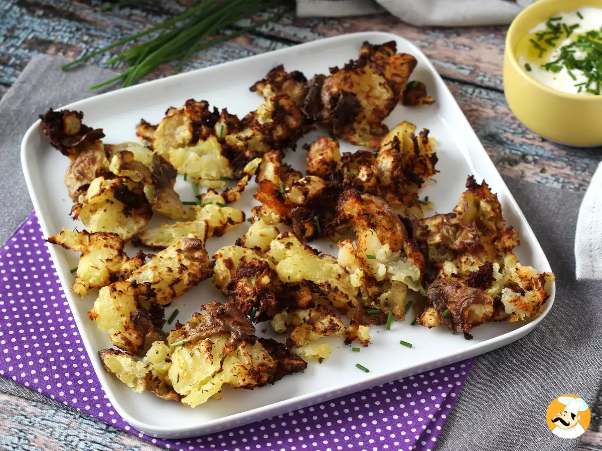 2. Roztlačené zemiaky vo fritéze Air Fryer: dokonalá kombinácia chrumkavosti a jemnosti