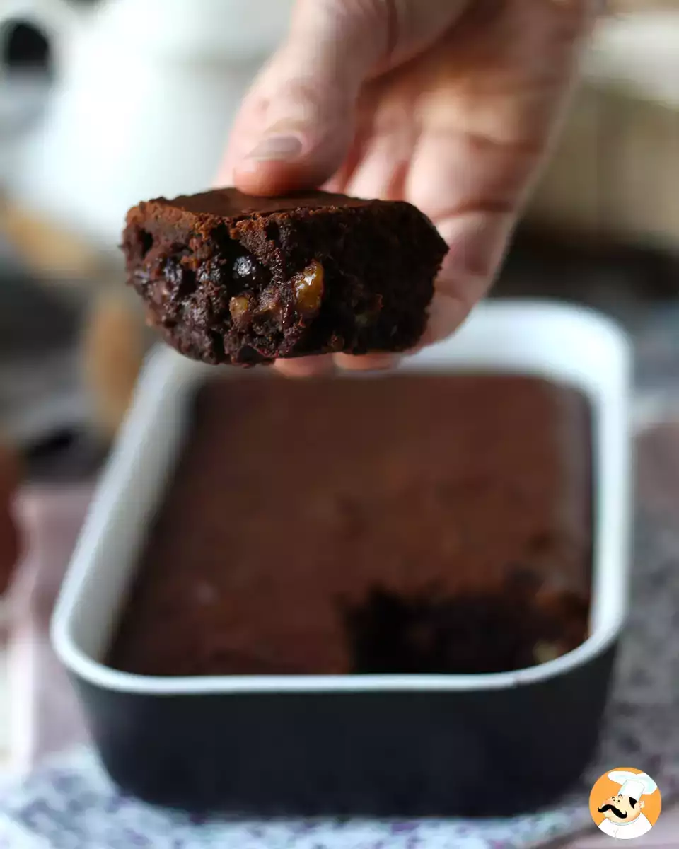 1. Čokoládový koláčik vo fritéze