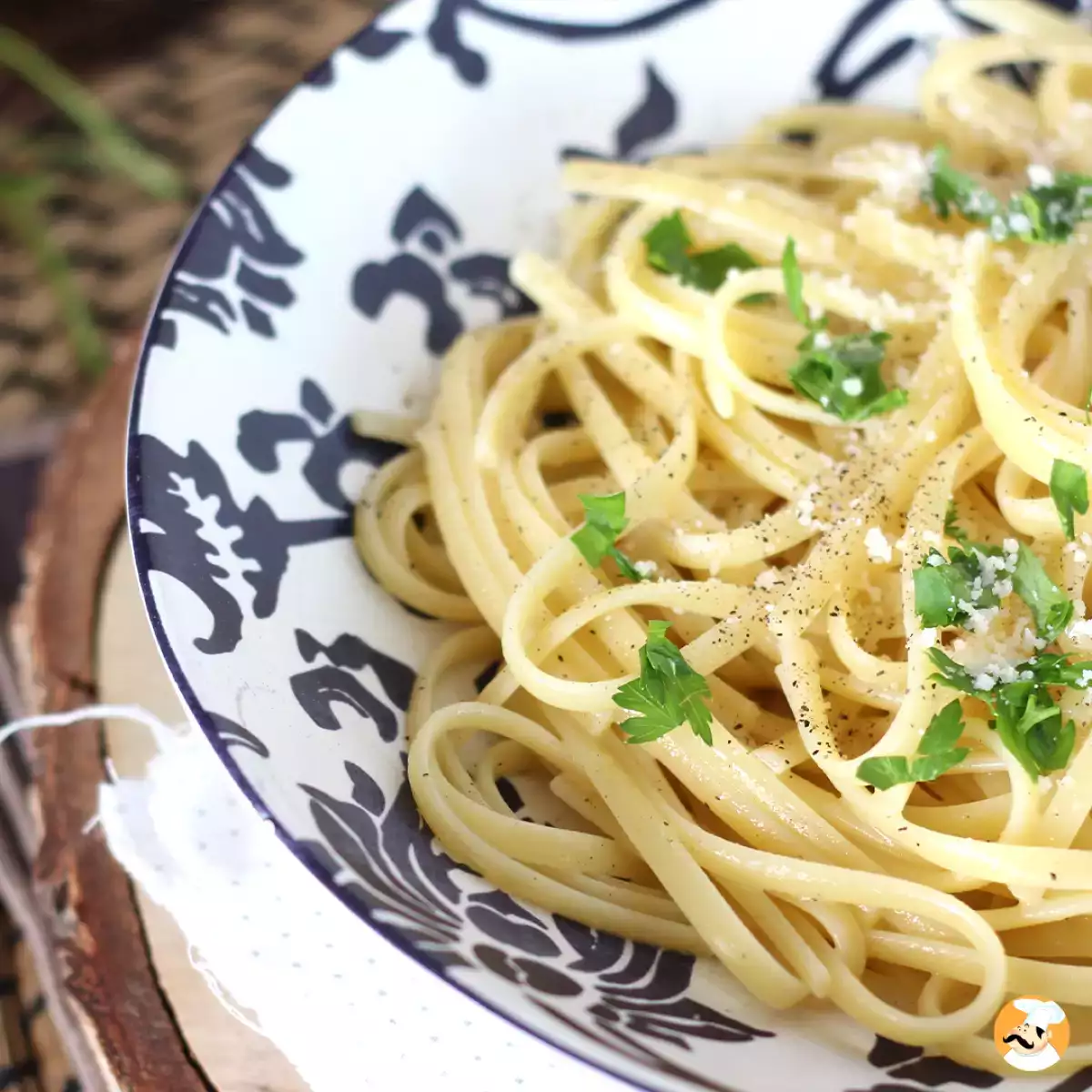 1. Linguine s citrónom