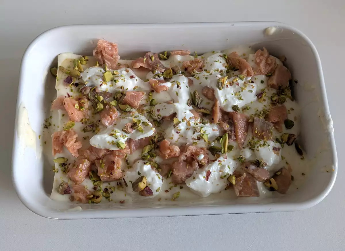 4. Zostavte lasagne