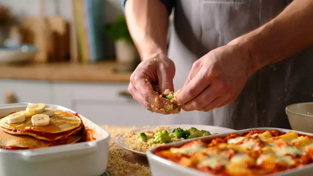 Denné menu, 7. júla 2026: rodinné menu – brokolicové krokety, bolonské lasagne a rýchle bezlepkové palacinky
