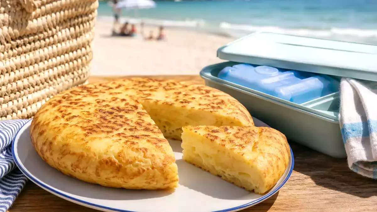 Zemiaková tortilla na pláži: áno, ale len ak dodržíš tieto opatrenia