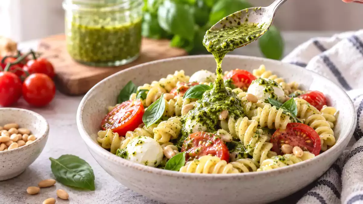 12 omáčok, vinaigrettov a zálievok, vďaka ktorým sa vaše cestovinové šaláty premenia na jedlá plné chuti