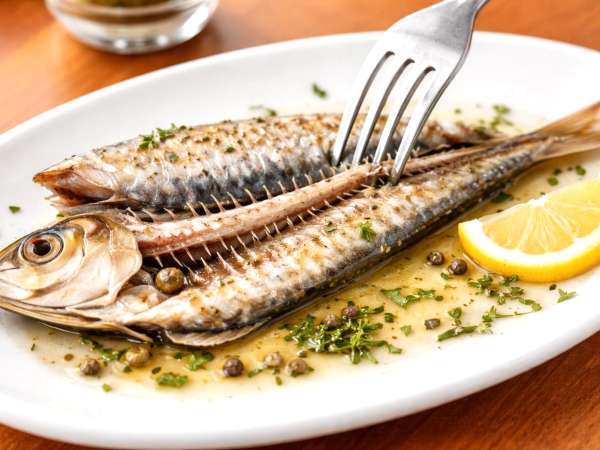 Ako odstrániť kosti sardiniek bez rozoberania rýb a bez straty času v kuchyni