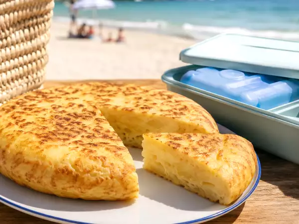 Zemiaková tortilla na pláži: áno, ale len ak dodržíš tieto opatrenia