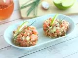 Recept Tatarák z čerstvého lososa a zelených jabĺk
