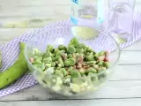 Recept Fazuľový šalát so slaninou