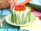 Recept Sendvičový koláč, svieži aperitívový koláč