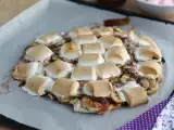 Recept Sladká banánová a čokoládová pizza