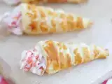 Recept Šišky z lístkového cesta s lososom a pažítkou