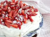 Recept Jednoduchá jahodová pavlova