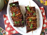 Recept Lavash kebab špízy s tortillami, ľahko pripraviteľné vo fritéze!