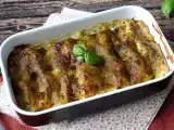Recept Krémové pesto cannelloni au gratin: jednoduchý a chutný recept