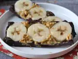 Recept Mini banánové, arašidové maslo a čokoládové tyčinky, veľmi chutné bez pridaného cukru