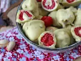 Recept Franui s pistáciami, lahodnými malinami, topiacimi sa a chrumkavými