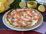 Recept Koláč z údeného lososa so zemiakovým základom