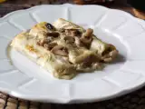 Recept Cannelloni huby a klobása: bohatý a chutný prvý chod