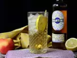 Recept Martini spritz bez alkoholu, sladký kvetinový koktail na aperitív