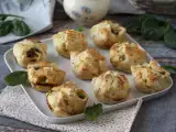 Recept Mini pečivo so špenátom a kozím syrom