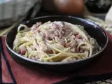 Recept Cestoviny so slaninou: jednoduché, lacné a krémové