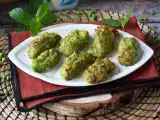 Recept Hráškové a feta mäsové guľky vo fritéze: chutné a veľmi rýchle na prípravu!