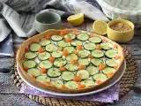 Recept Super osviežujúci letný koláč: ricotta, uhorka a údený losos