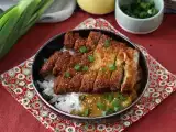 Recept Baklažán obalený v panko strúhanke, japonské kari v štýle katsu, ale vegetariánske