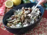 Recept Uhorkový a chrumkavý zemiakový šalát