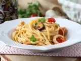 Recept Cestoviny s mrazenými morskými plodmi, chutný a veľmi rýchly prvý chod