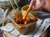 Recept Sladké zemiakové hranolčeky vo fritéze air fryer, aby boli chrumkavé a žuvačkové!