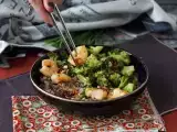 Recept Brokolica a krevety v pikantnej kórejskej omáčke - jednoduché, vyvážené a pikantné jedlo