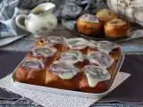 Recept Škoricové rožky, škoricová brioška s vanilkovou polevou