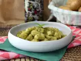 Recept Domáce zemiakové halušky s pestom