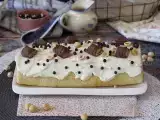 Recept Jednoduchá roláda s príchuťou kinder bueno, ideálna ako narodeninová torta alebo vianočný špalček!