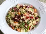Recept Kuskusový šalát ako jednoduchý, zdravý a farebný predkrm!