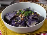 Recept Cestoviny s červenou kapustou a vlašskými orechmi, prvý chod, ktorý vyzerá dobre a ľahko sa pripravuje