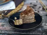 Recept Palacinkový koláč v štýle tiramisu s kávou a kakaom