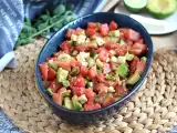 Recept Melón, feta, avokádo a uhorkový šalát: extra čerstvý!