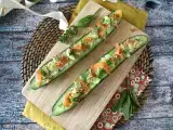 Recept Uhorky s ryžou, údeným lososom, avokádom a mätou