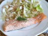 Recept Ako sa vypráža steak z lososa?