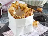 Recept Extra chrumkavé srdiečka z lístkového cesta s malinami a čokoládovými koláčmi