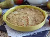 Recept Extra chrumkavá a roztápajúca sa jablkovo-hruškový crumble