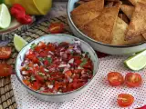 Recept Pico de gallo a domáce tortillové čipsy