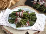 Recept Balíky zelenej fazule a údená slanina