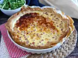 Recept Nízkotučný quiche so šunkou, syrom a jogurtom!