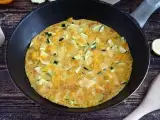 Recept Omeleta z papriky a cukety