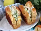 Recept Krevetový brioškový sendvič (krevetová rolka)