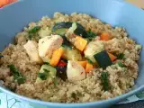 Recept Quinoa so zeleninou a kuracím mäsom