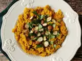 Recept Vegetariánske rizoto s quinoou, maslovými orechmi, lieskovými orieškami a koriandrom - quinotto